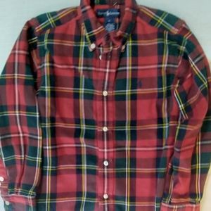 Boys Ralph Lauren Plaid Flannel Shirt